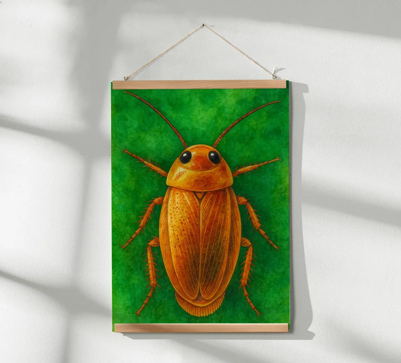 kakkerlak kleurrijk schilderij poster van toegoe