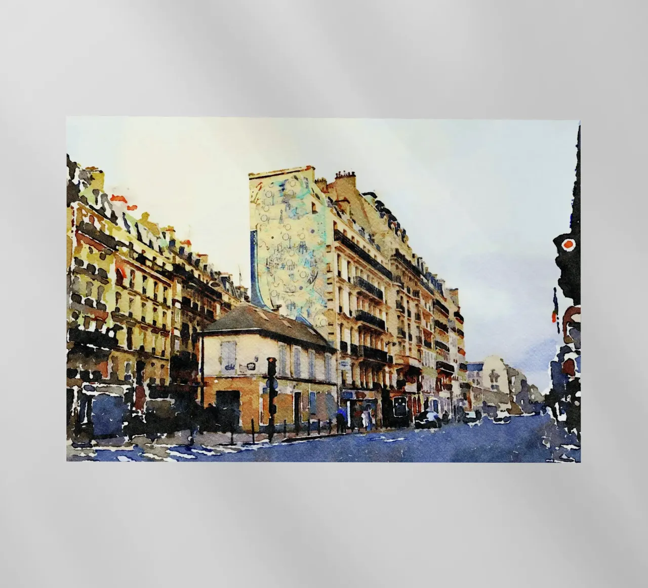 In Paris Backlit Folie von Massimo Frascogna