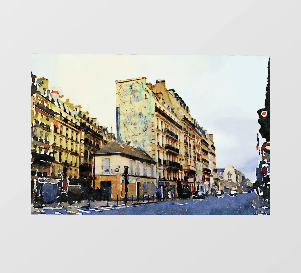 In Paris Backlit Folie von Massimo Frascogna