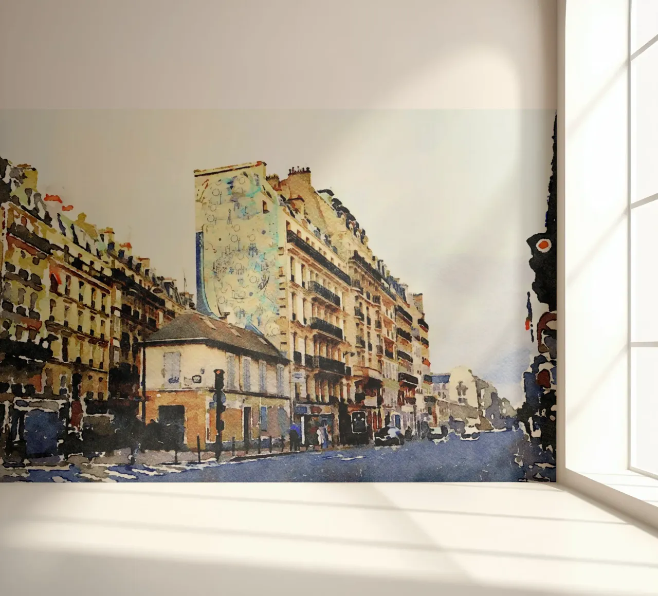 In Parijs fotobehang van Massimo Frascogna
