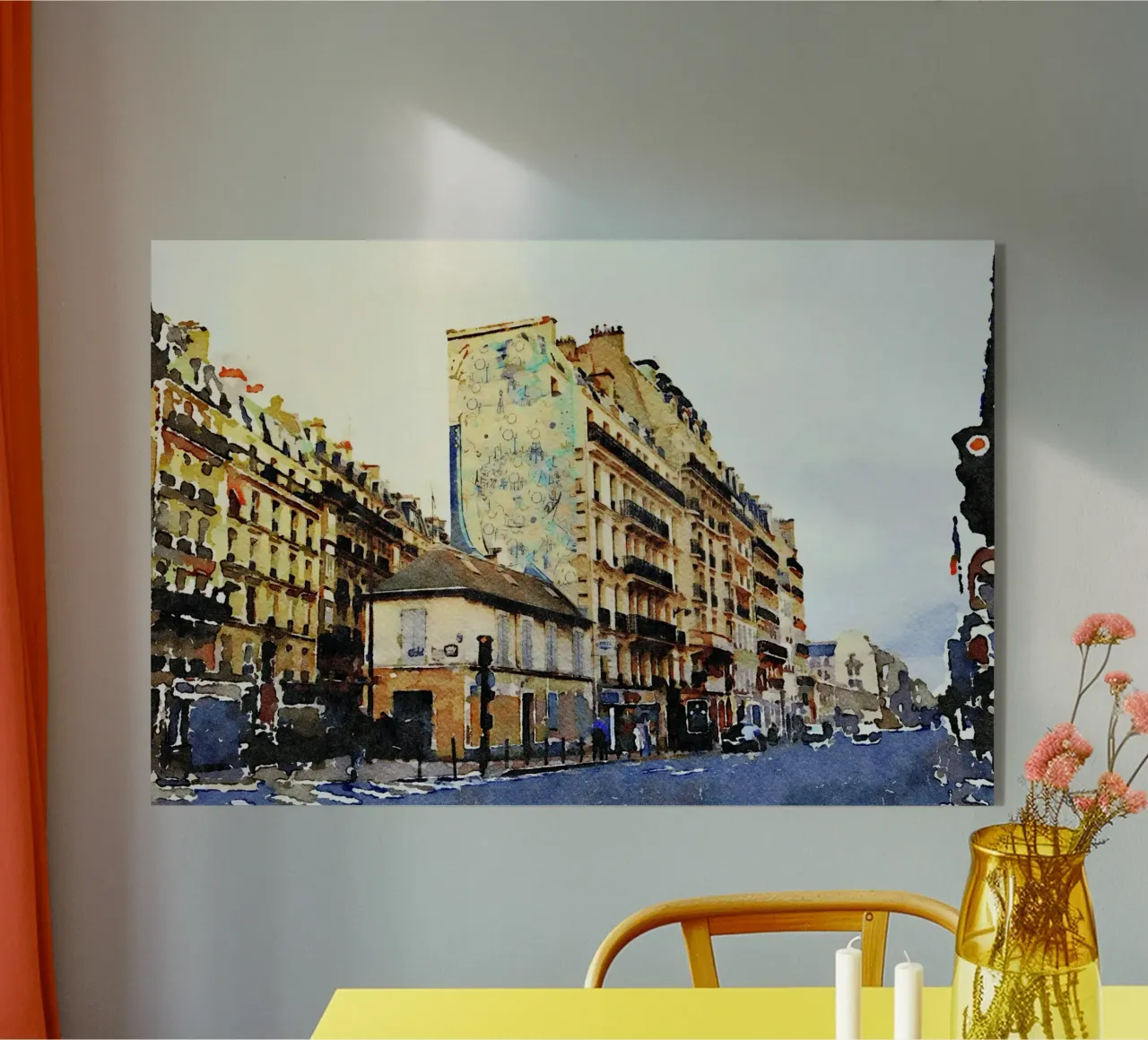 In Paris Acryl-Glas von Massimo Frascogna