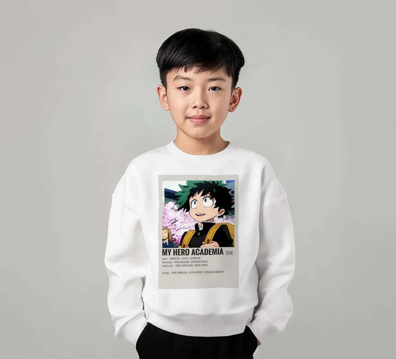 MY HERO ACADEMIA 2016 felpa bambino da MVFminimalist