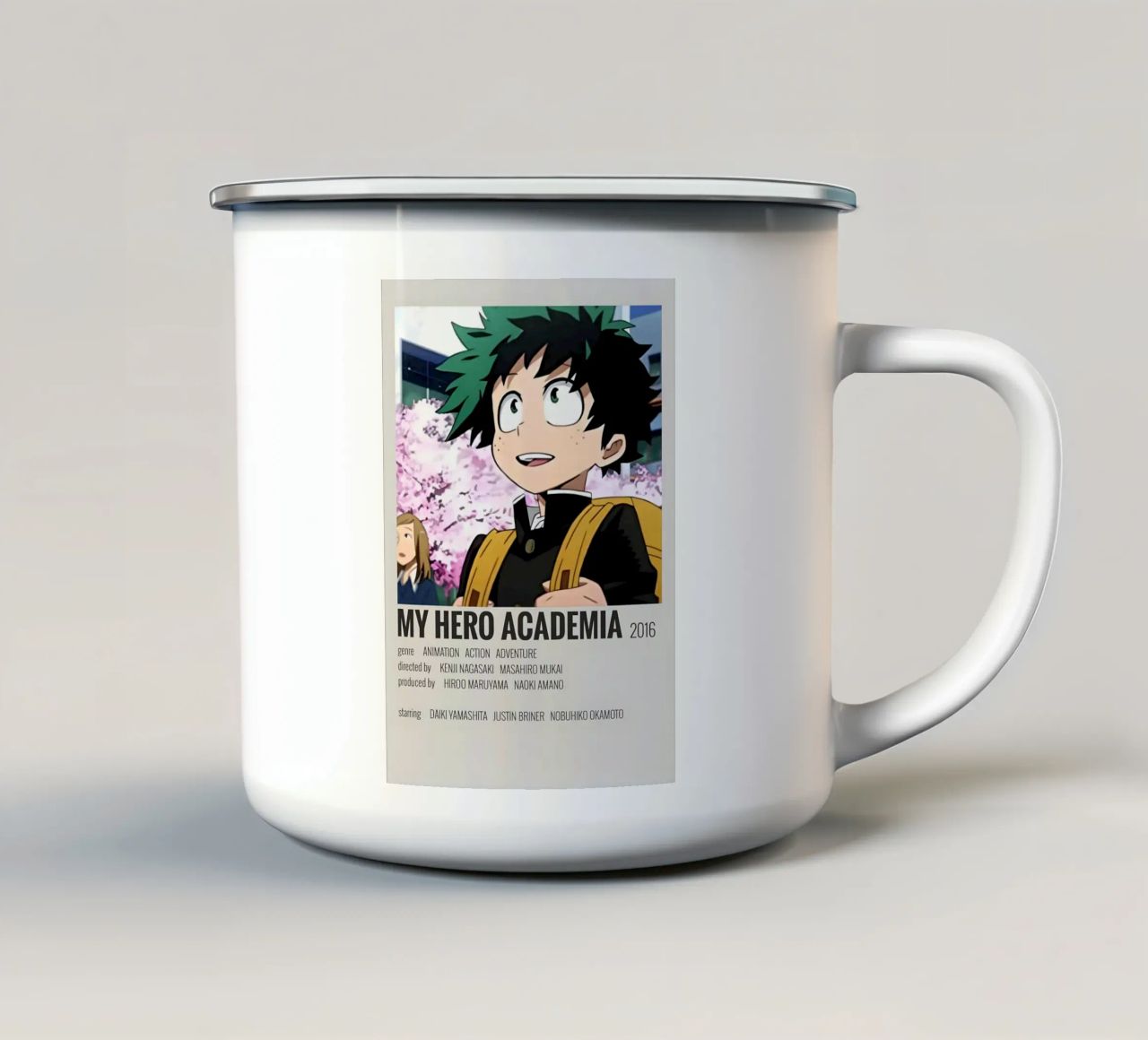 MY HERO ACADEMIA 2016 tazza in smalto da MVFminimalist