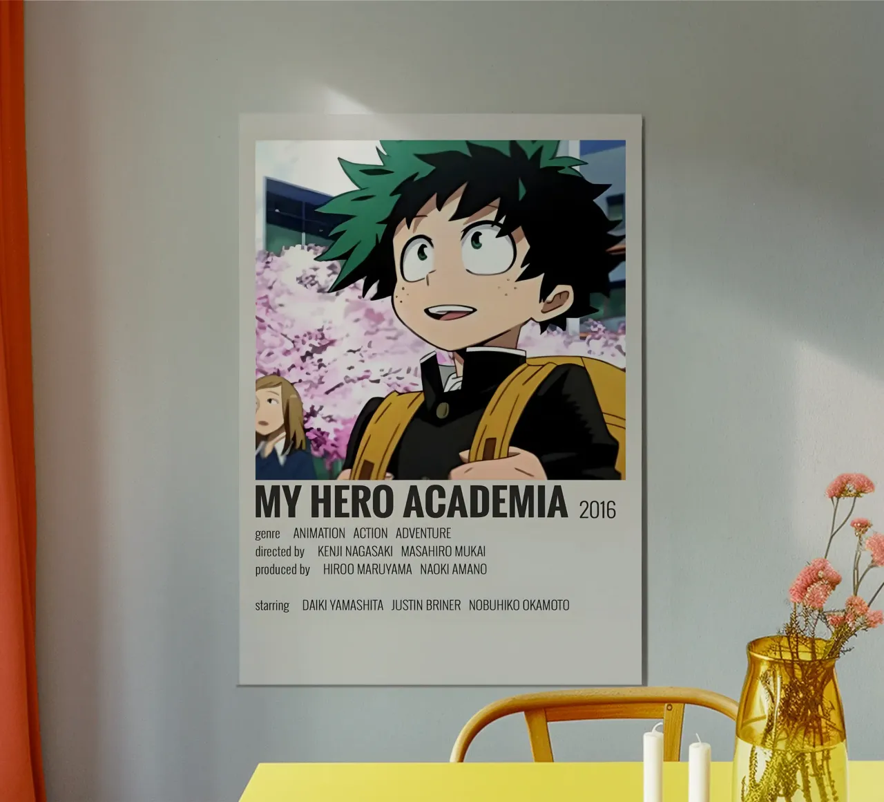 MY HERO ACADEMIA 2016 alluminio dibond da MVFminimalist