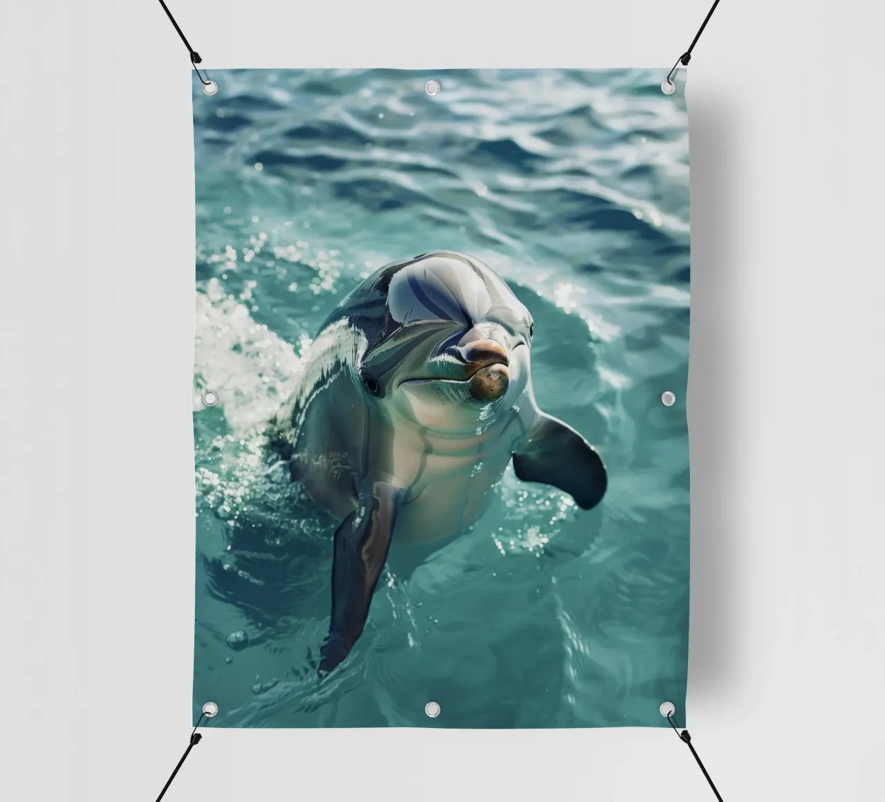 Waves of Joy: The Bottlenose Dolphin in Action pvc cover by DesignDoodle