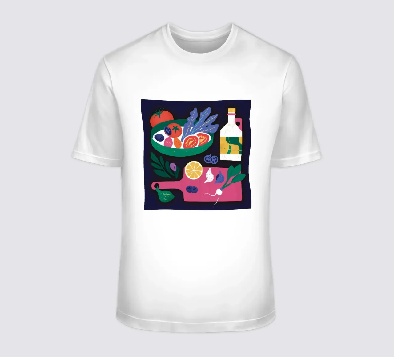 Cena a base di aragosta e vino t-shirt da Muse Artworks