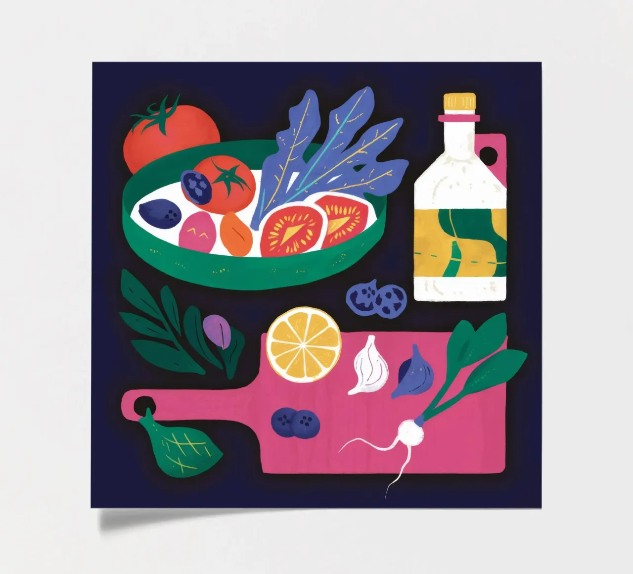 Lobster Wine Dinner sticker sheet by Muse Artworks