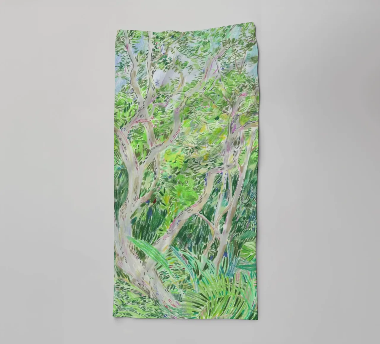 Middle Section Of Hawaii badhanddoek van Sonia Brittain