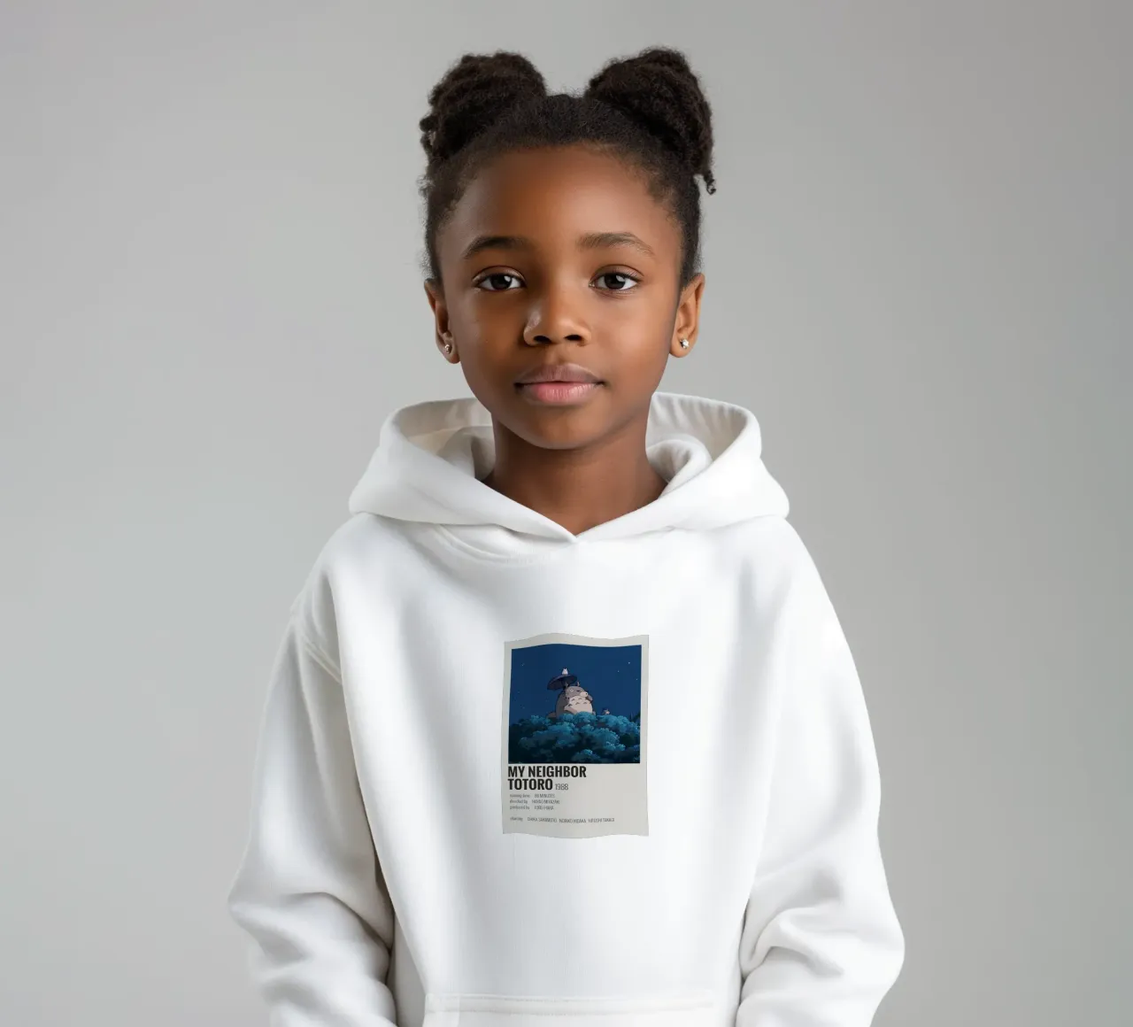 MY NEIGHBOR TOTORO 1988 kids hoodie by MVFminimalist