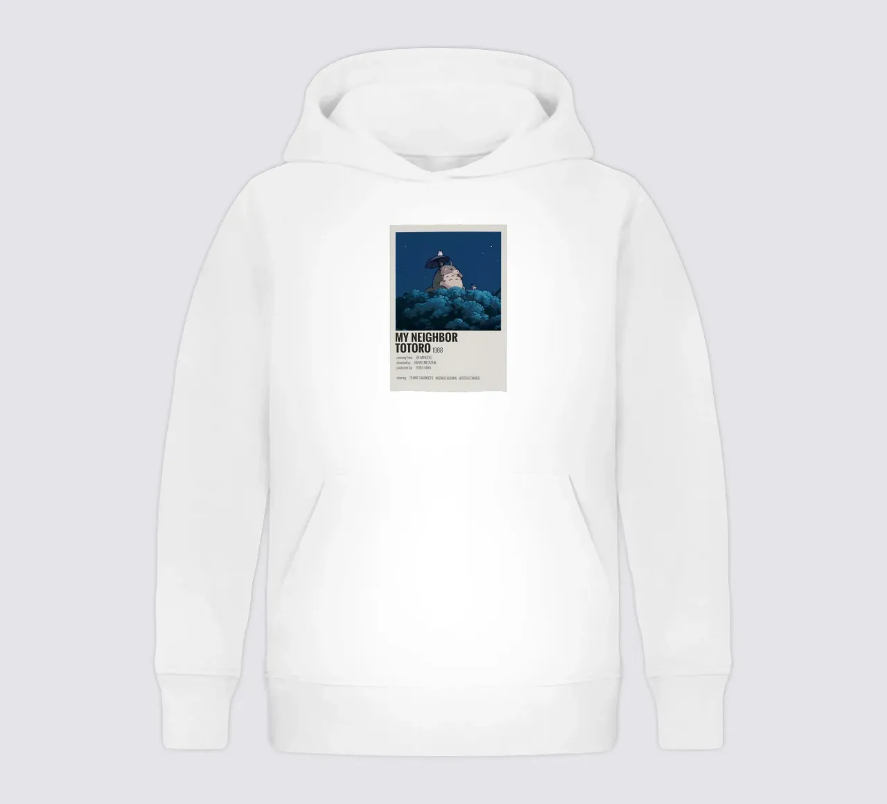 MY NEIGHBOR TOTORO 1988 kids hoodie by MVFminimalist