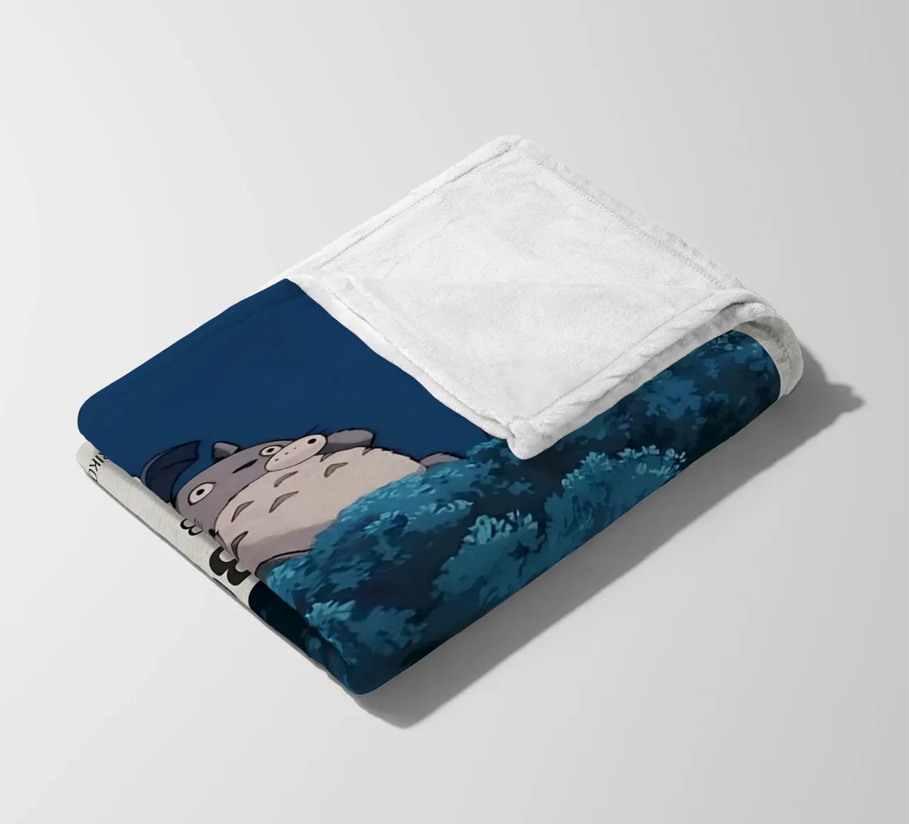 MY NEIGHBOR TOTORO 1988 fleece blanket by MVFminimalist