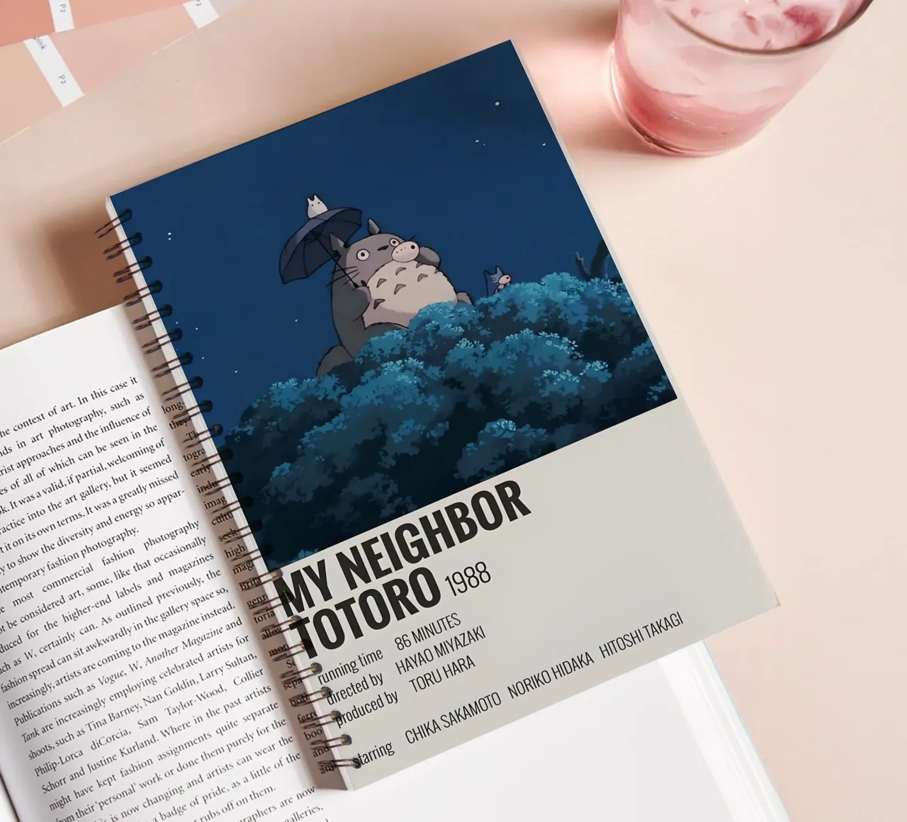 MY NEIGHBOR TOTORO 1988 spiral notebook by MVFminimalist