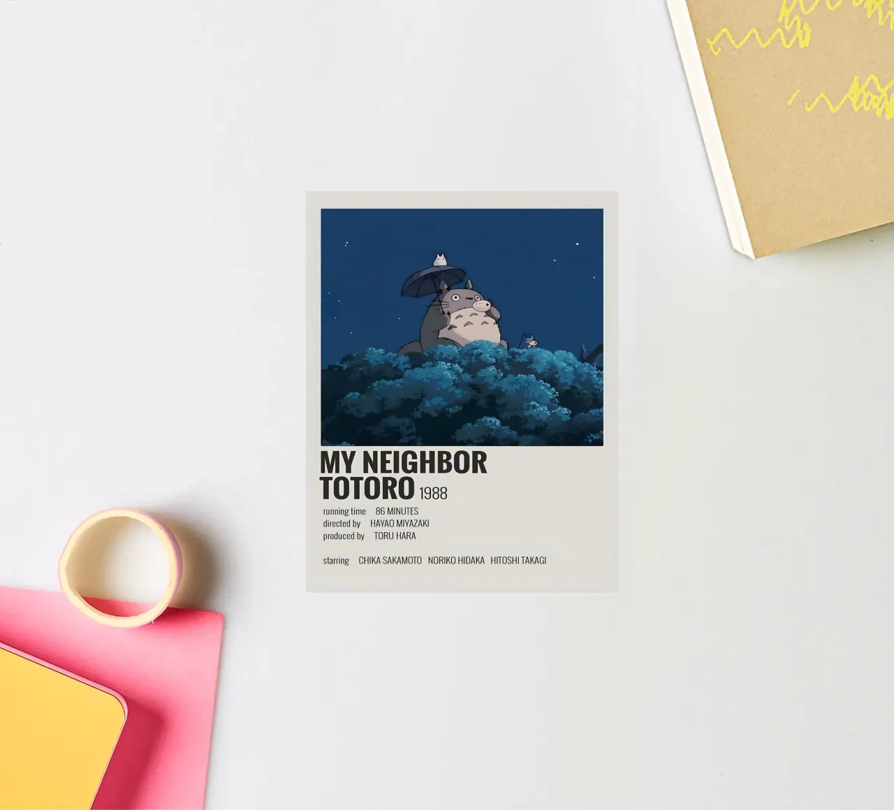 MY NEIGHBOR TOTORO 1988 sticker by MVFminimalist