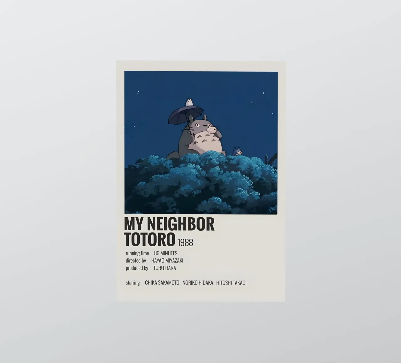 MY NEIGHBOR TOTORO 1988 sticker by MVFminimalist