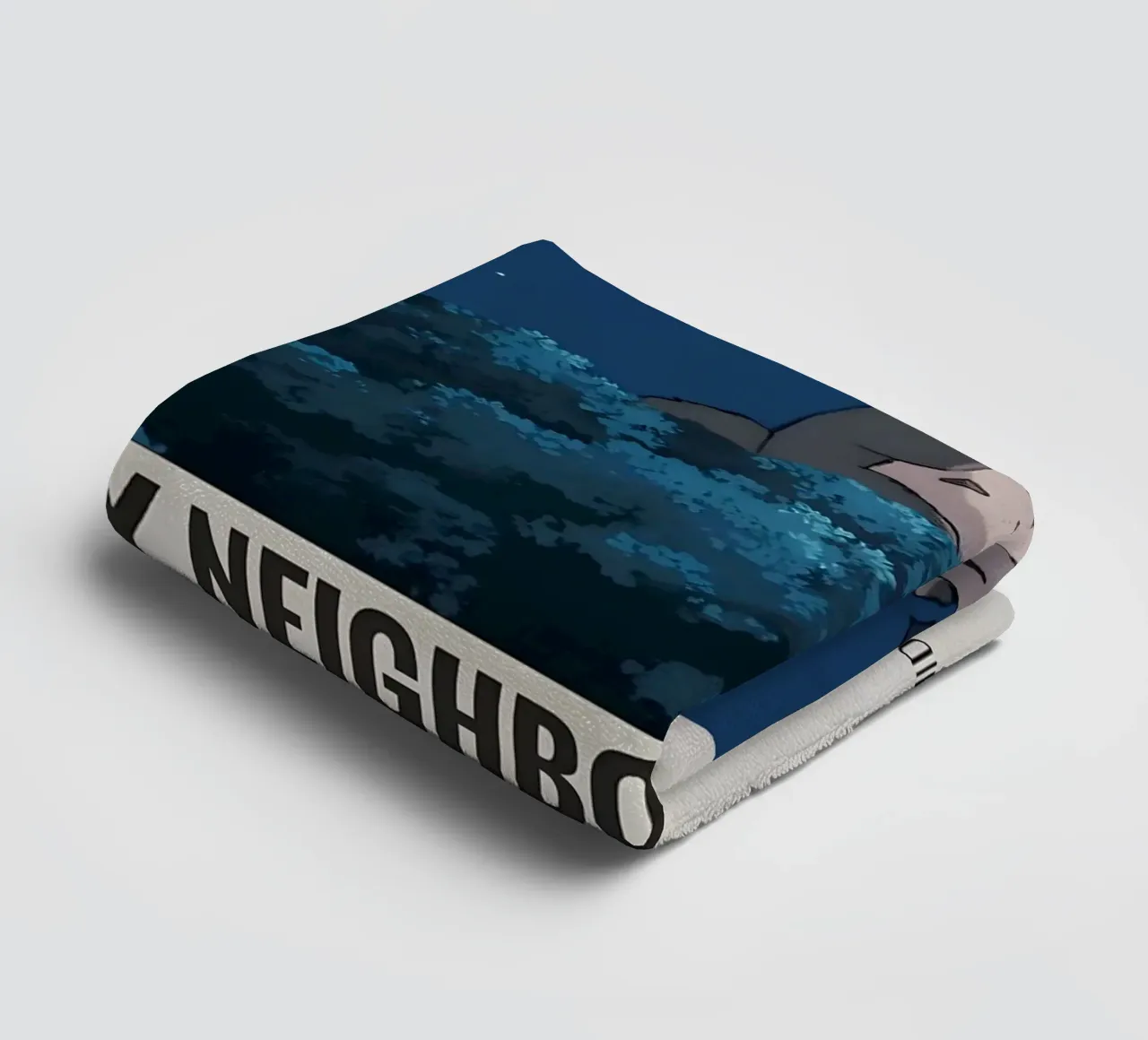 MY NEIGHBOR TOTORO 1988 towel by MVFminimalist