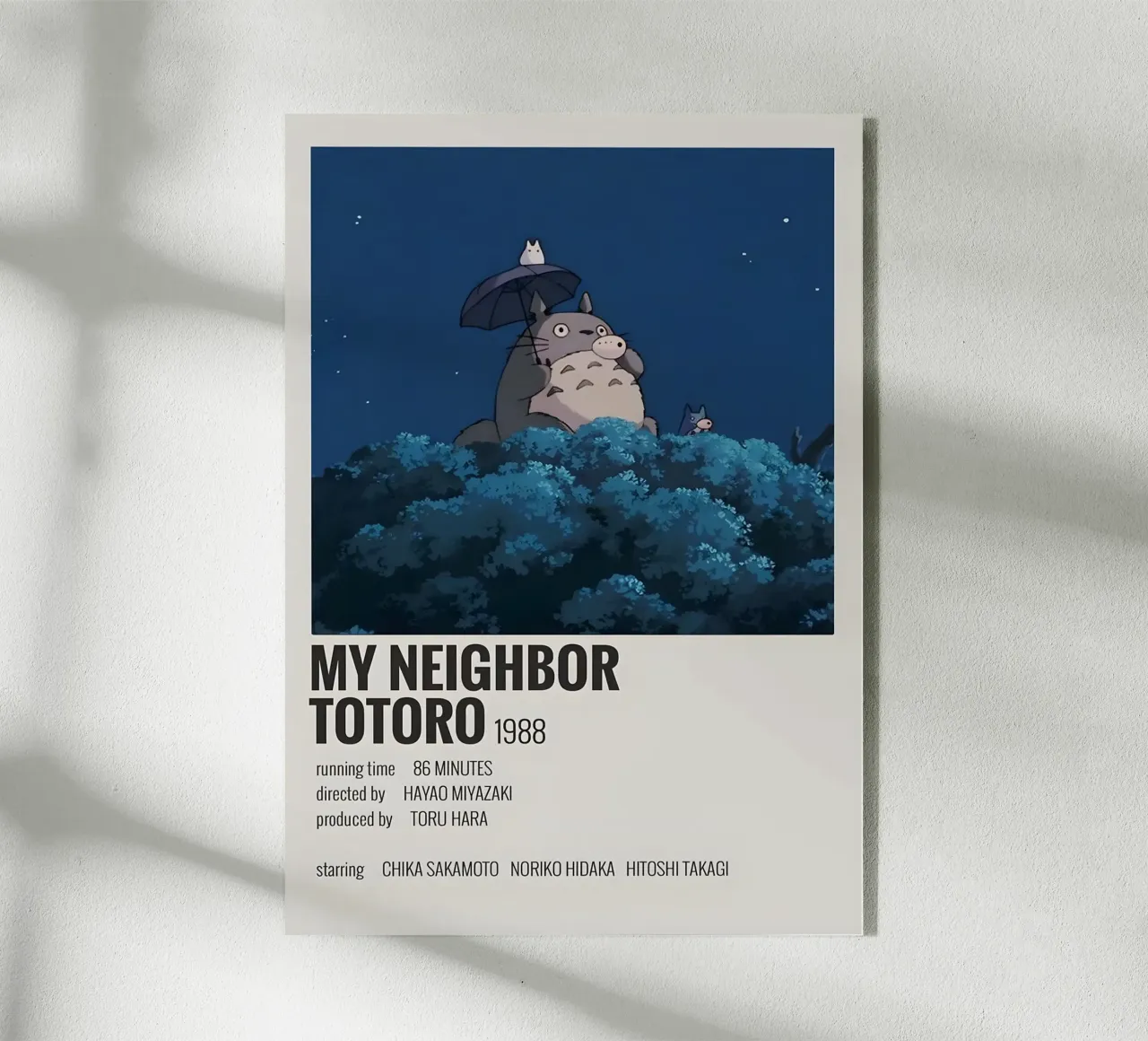 MY NEIGHBOR TOTORO 1988 Acryl-Glas von MVFminimalist