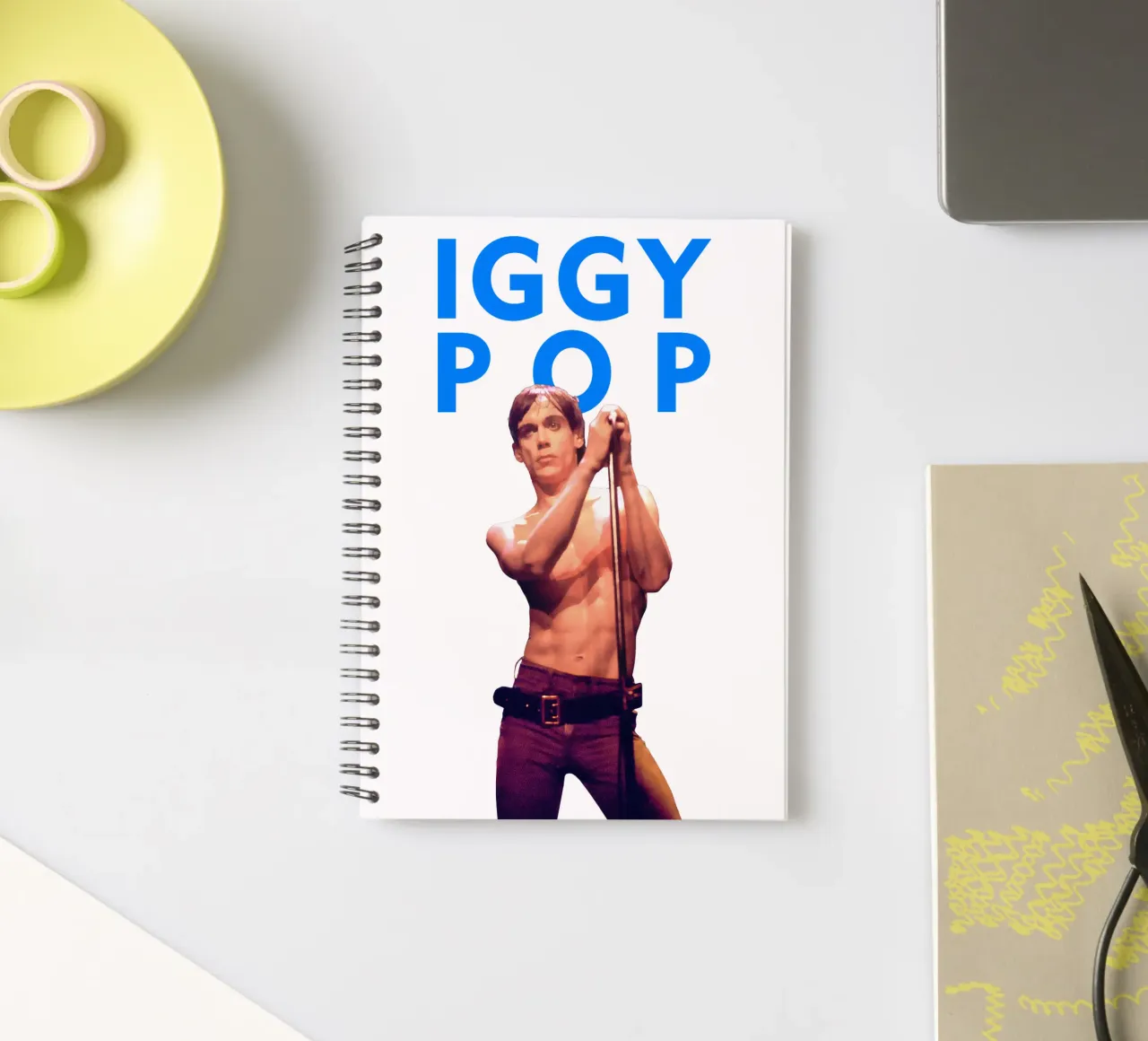 Iggy Pop spiral notebook by Theidolastore