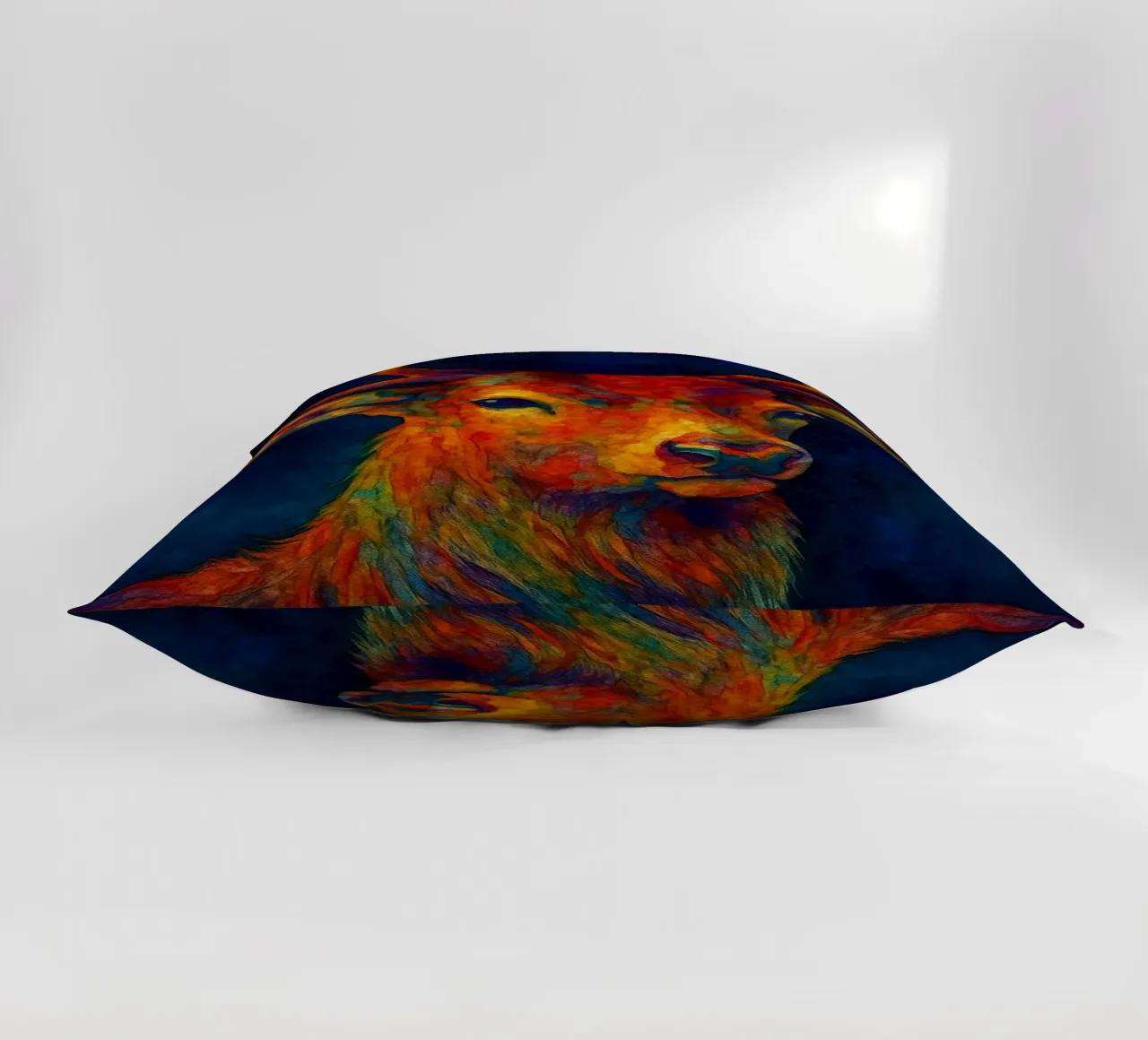 cervo pittura colorfull cuscino da toegoe