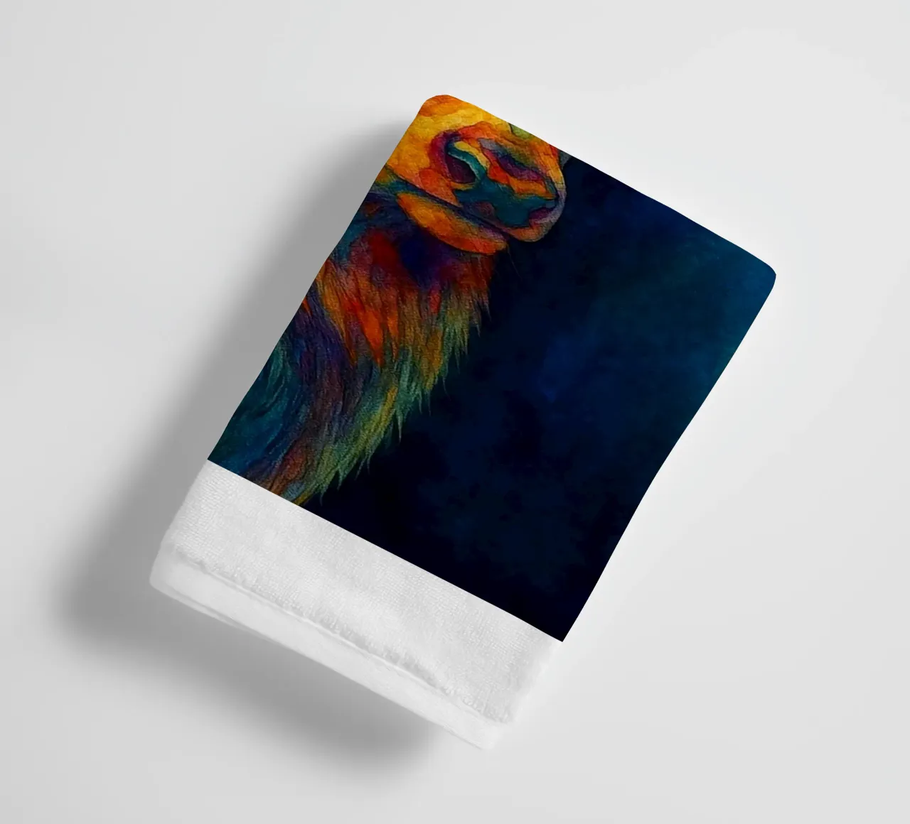 Hirsche bunt gemalt Handtuch von toegoe