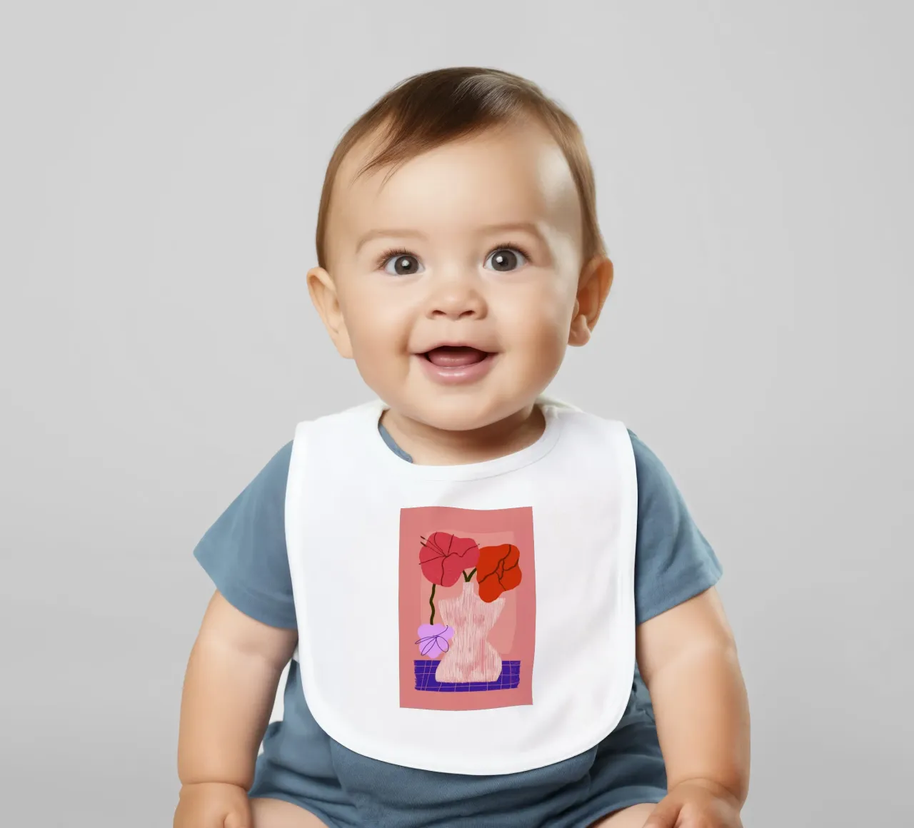 Blooming Bust bavaglino da Pure