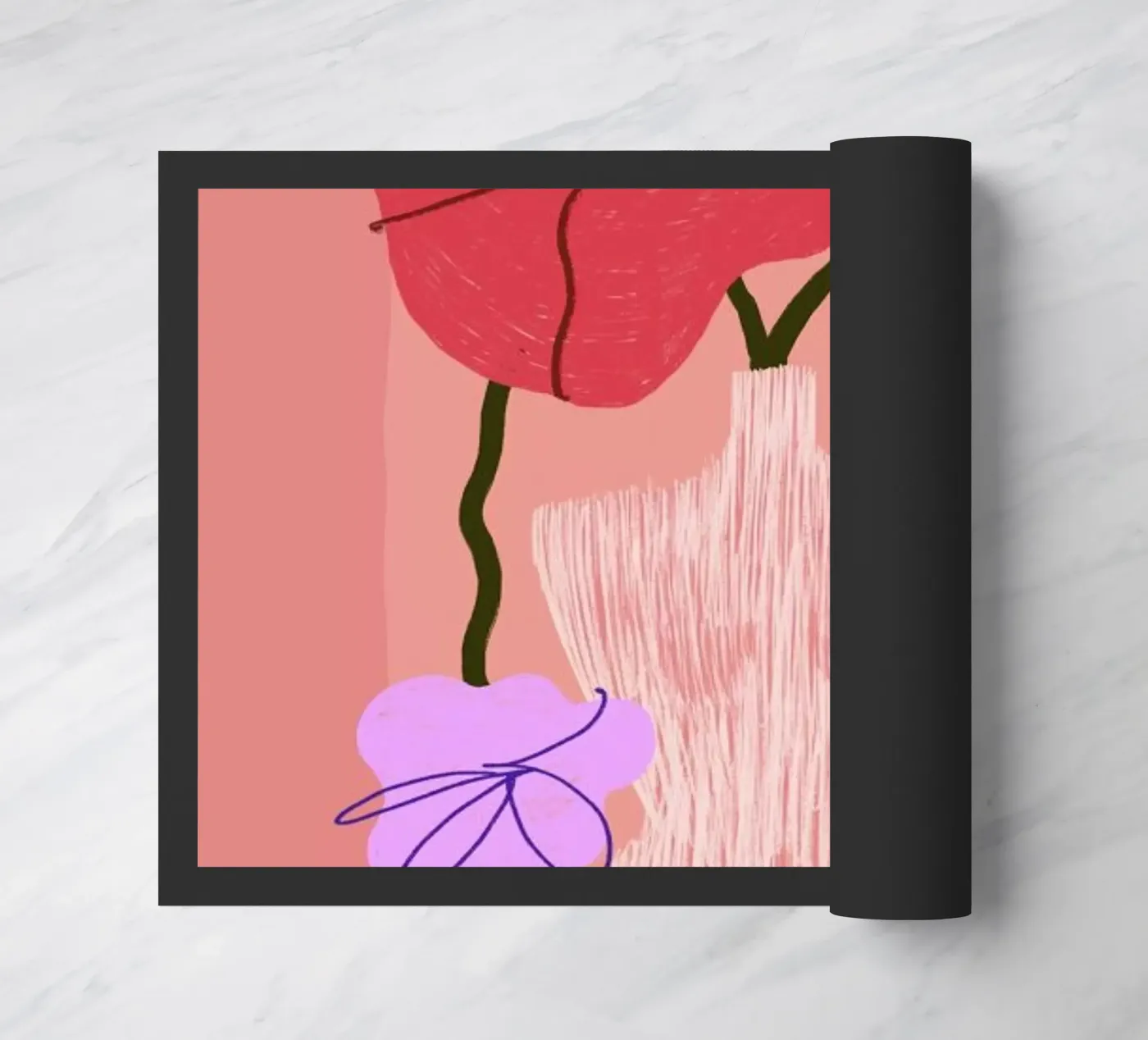 Blooming Bust doormat by Pure