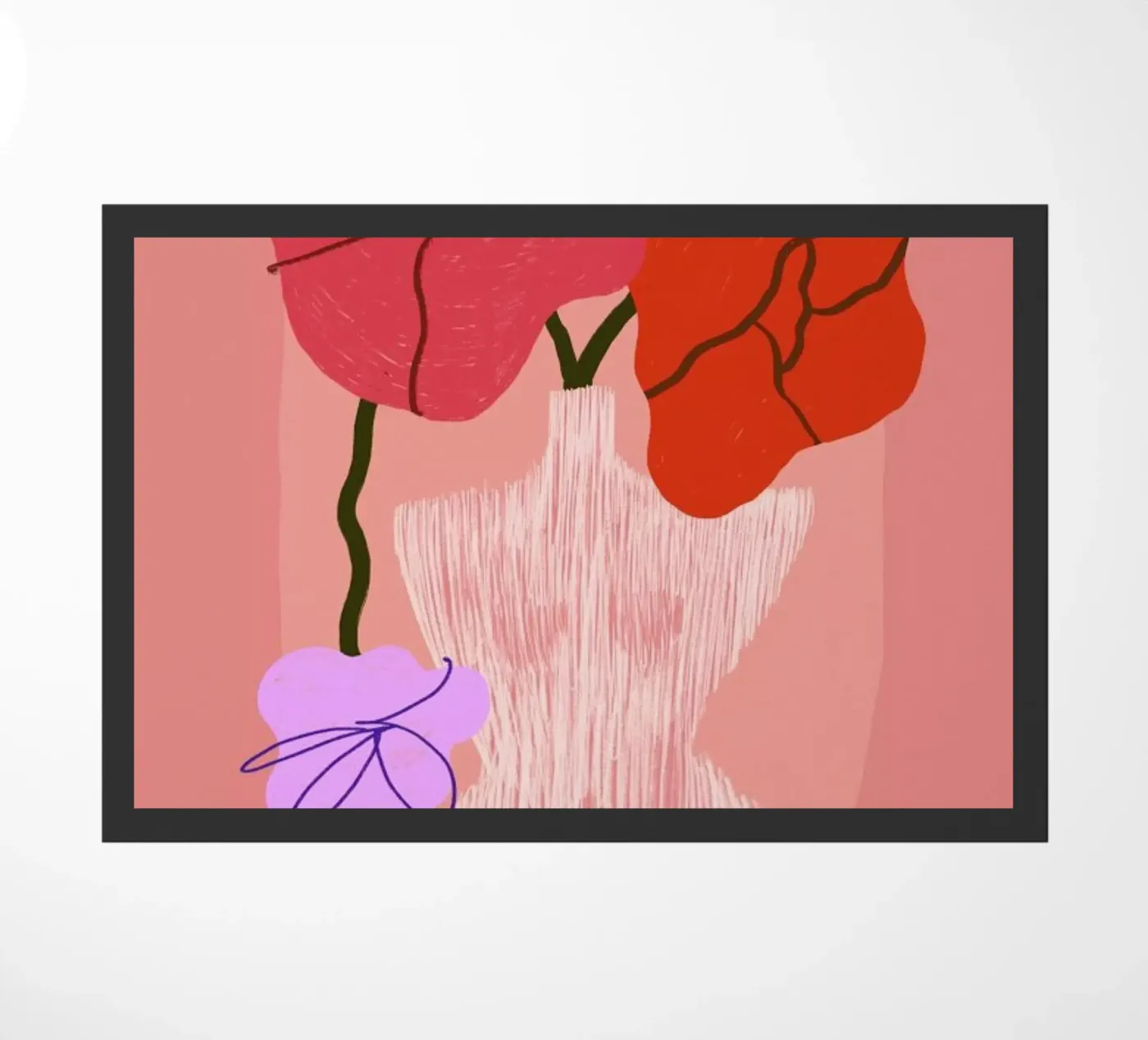 Blooming Bust doormat by Pure