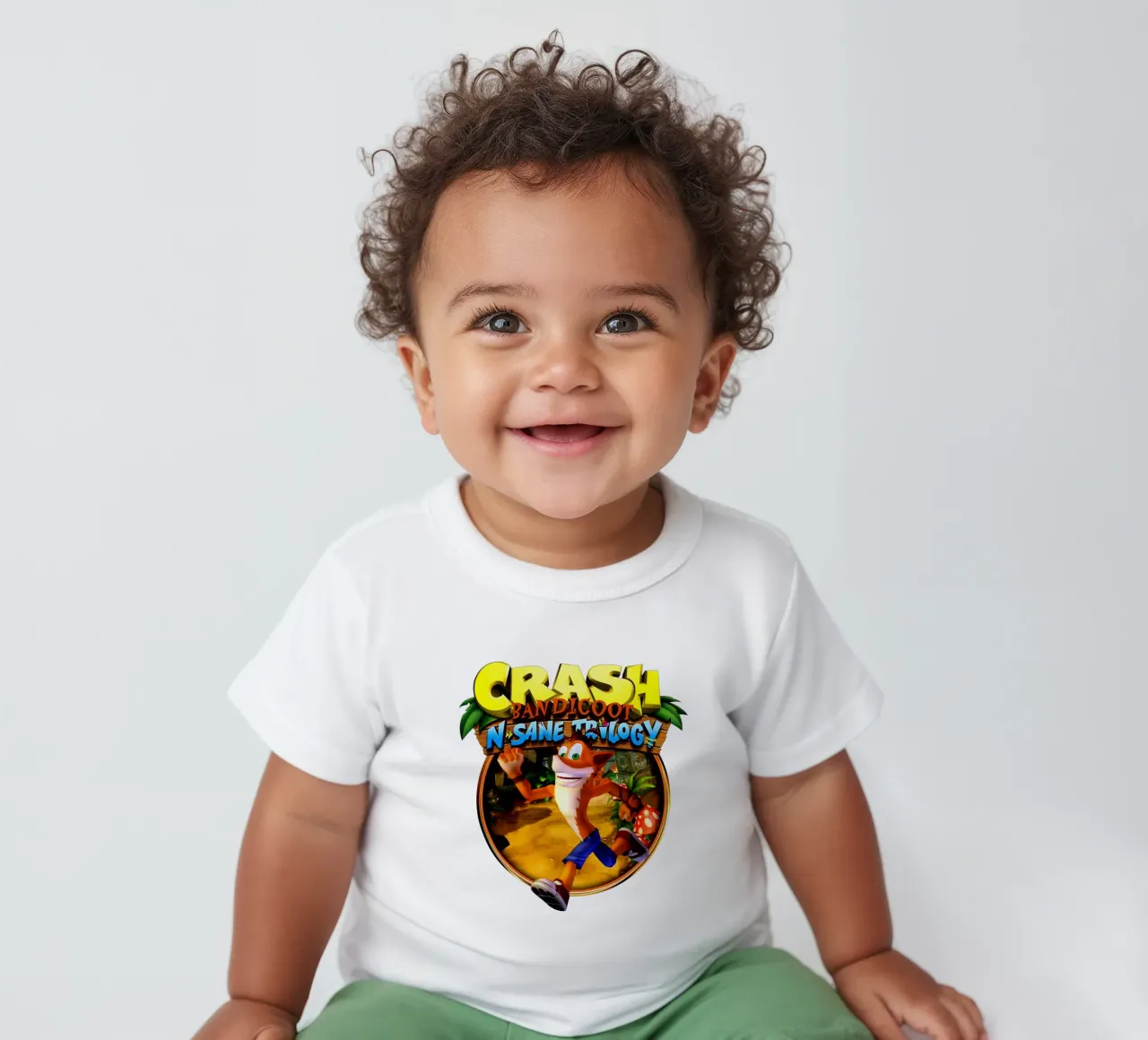 Crash Bandicoot - Retro games maglietta neonato da Deepness