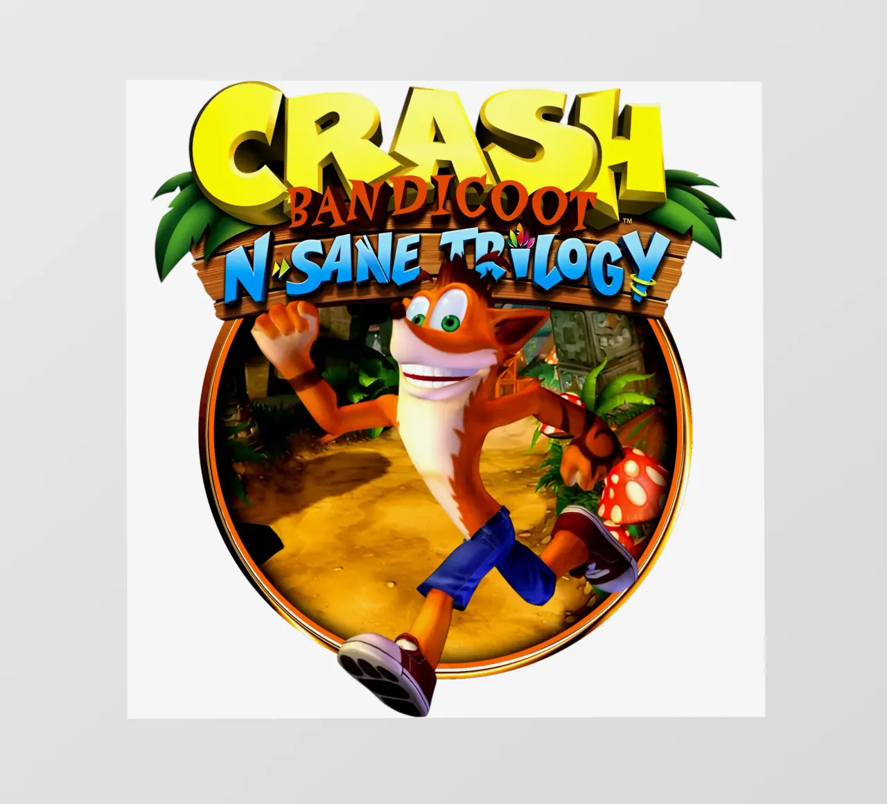 Crash Bandicoot - Retro games telo in pvc da Deepness