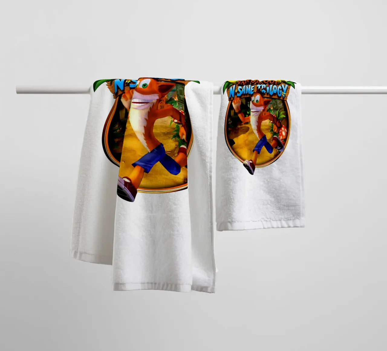 Crash Bandicoot - Retro games asciugamano da bagno da Deepness