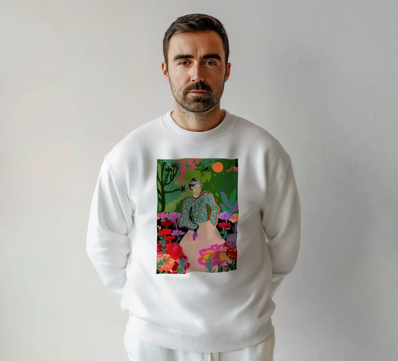 Autumn Walk In The Forest Sweatshirt von Sandra Poliakov