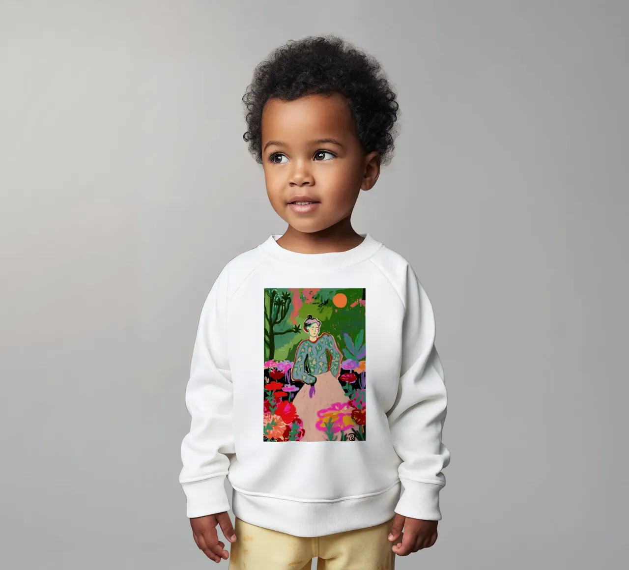 Autumn Walk In The Forest baby sweatshirt by Sandra Poliakov