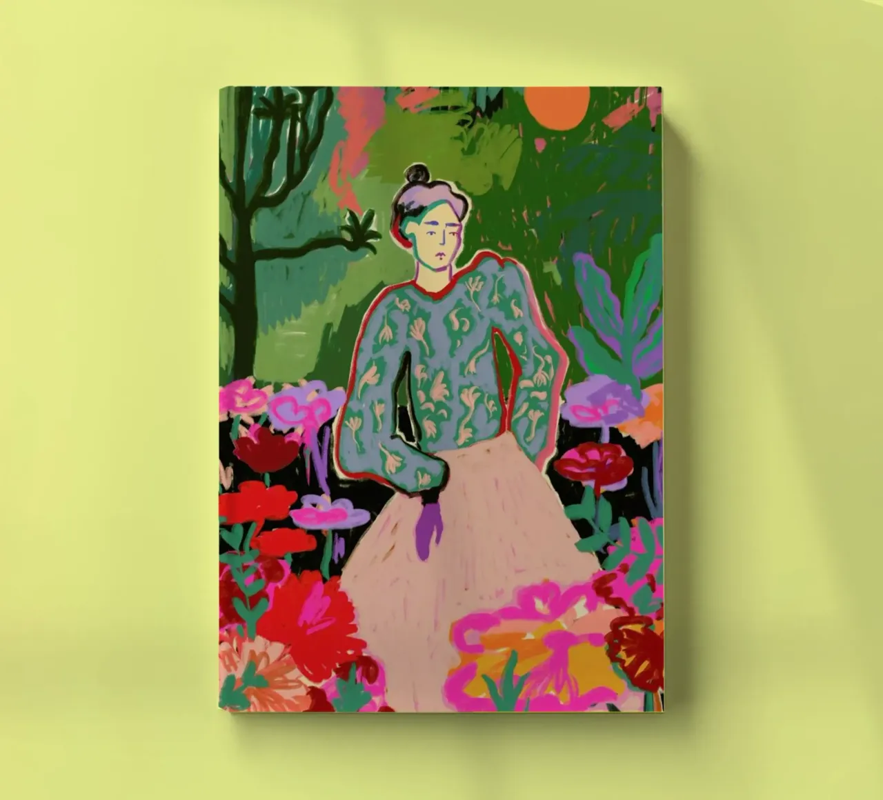 Autumn Walk In The Forest notebook by Sandra Poliakov