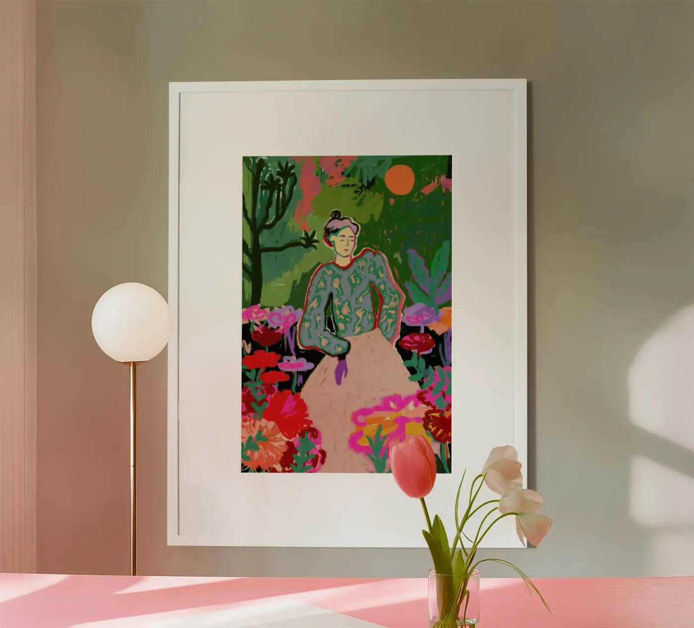 Autumn Walk In The Forest poster van Sandra Poliakov