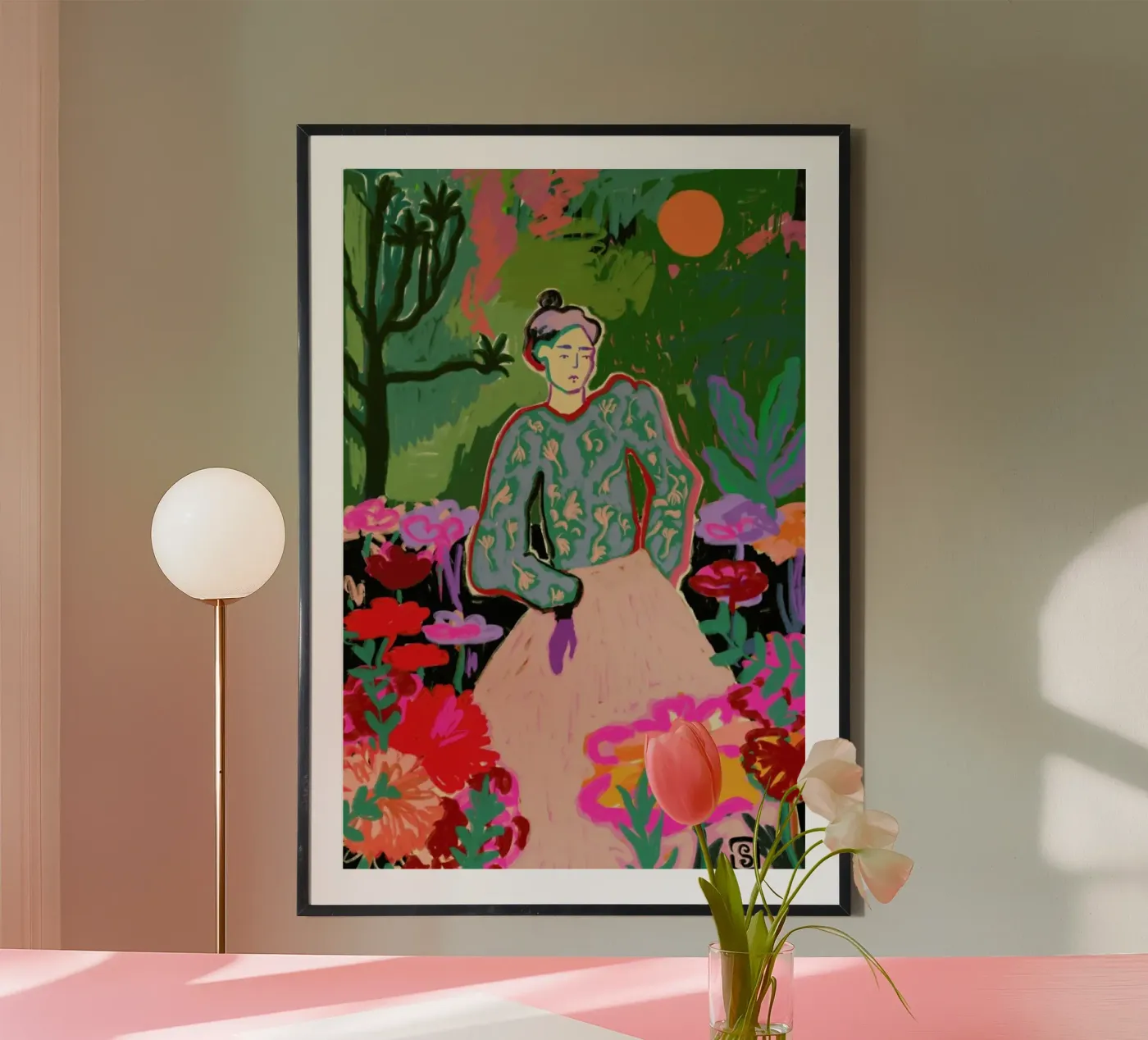 Autumn Walk In The Forest poster van Sandra Poliakov