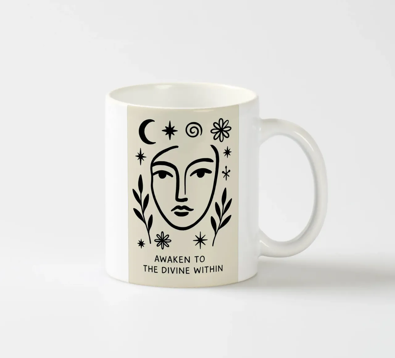 Awaken To The Devine Within tazza in ceramica da treechild