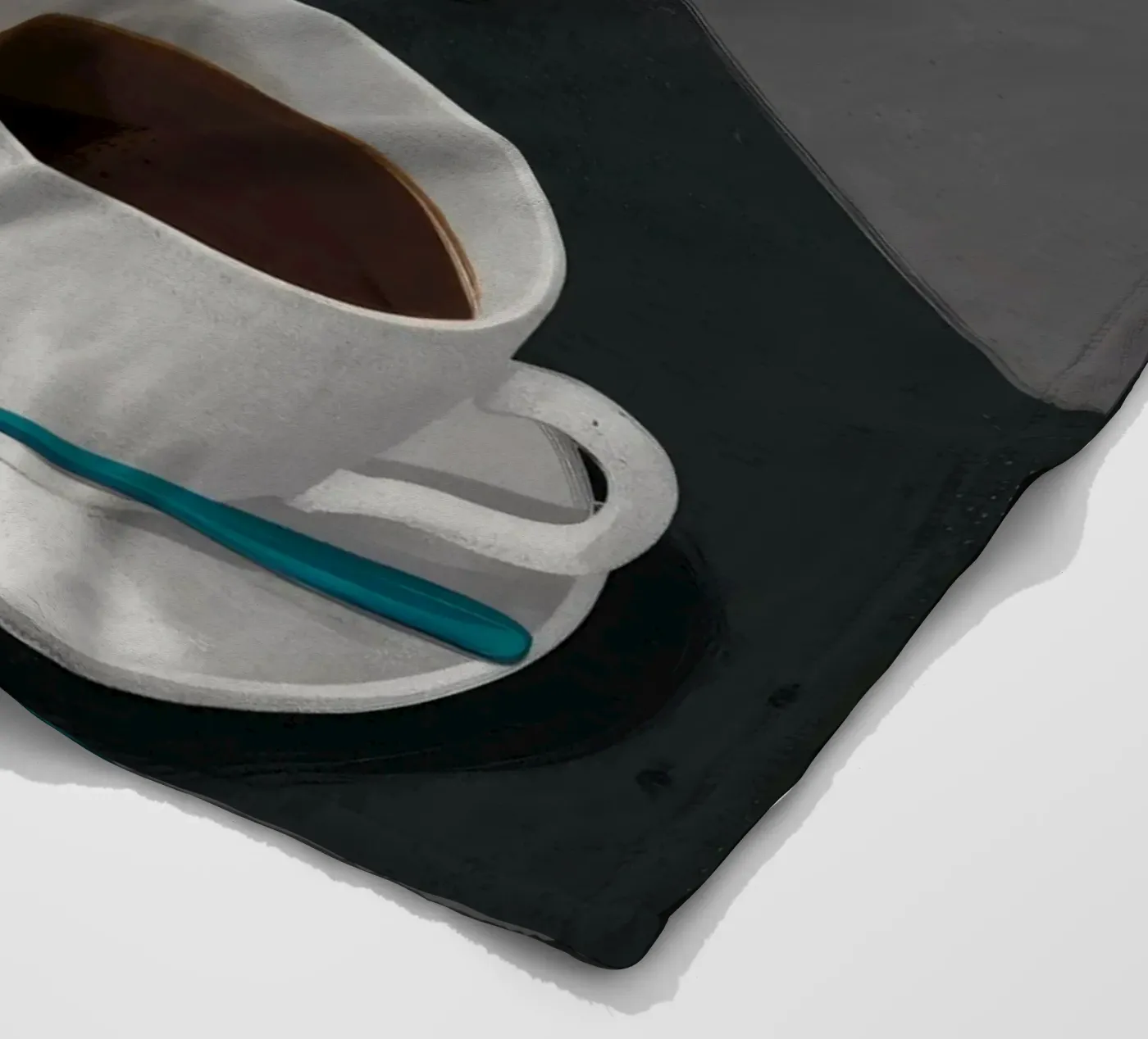 Caffè e Monstera coperta in pile da FadeAura
