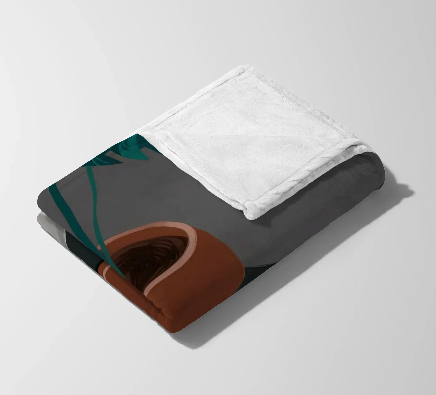 Caffè e Monstera coperta in pile da FadeAura