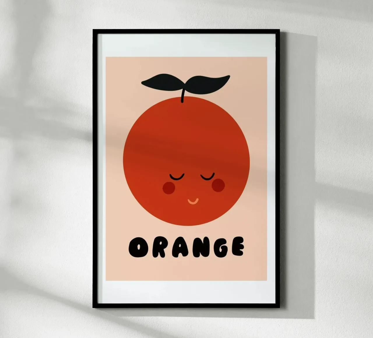 Orange poster da Mottos by Sinan Saydik