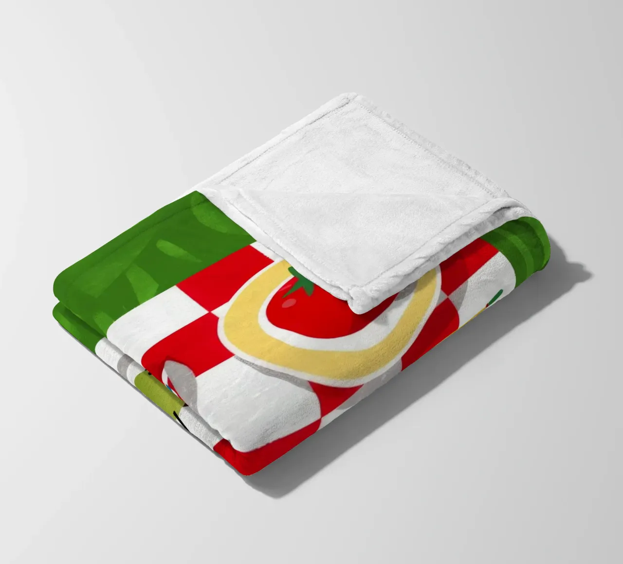 Picnic a scacchi Flatlay coperta in pile da Muse Artworks