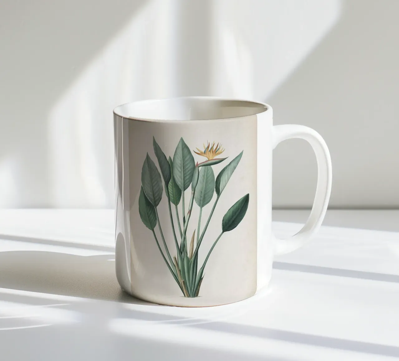 Vintage Redouté 2 Strelitzia Reginae tazza in ceramica da Vintage Print Collection