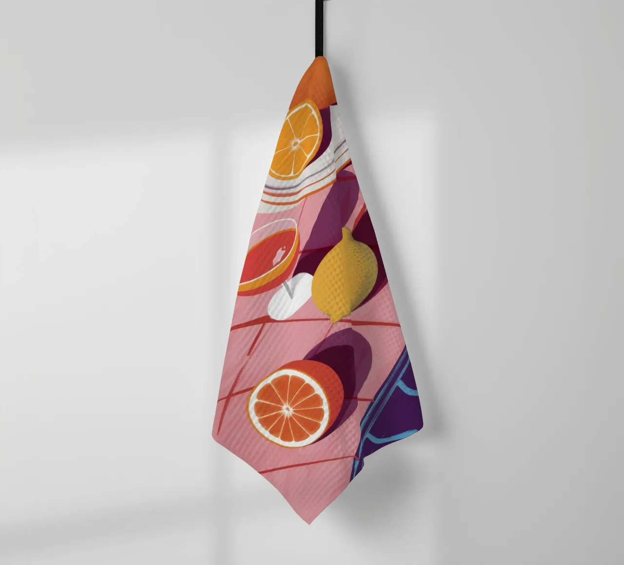 Citrus Juice Morning tea towel by Muse Artworks