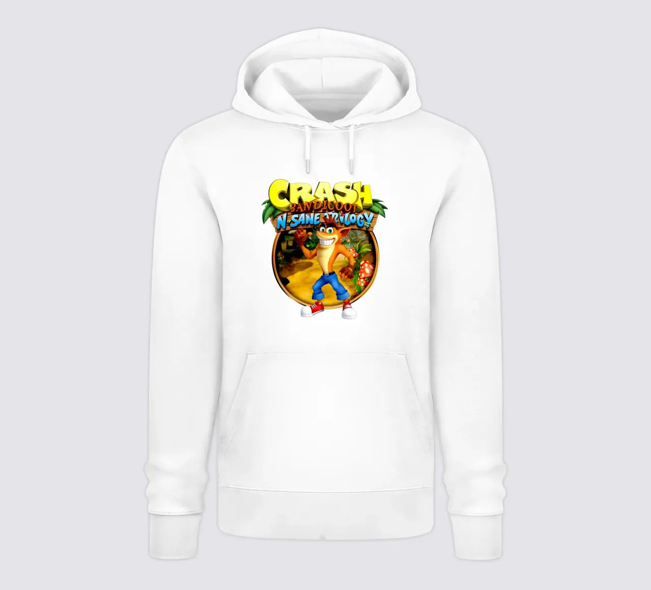 Crash bandicoot - Games Retro felpa con cappuccio da Deepness