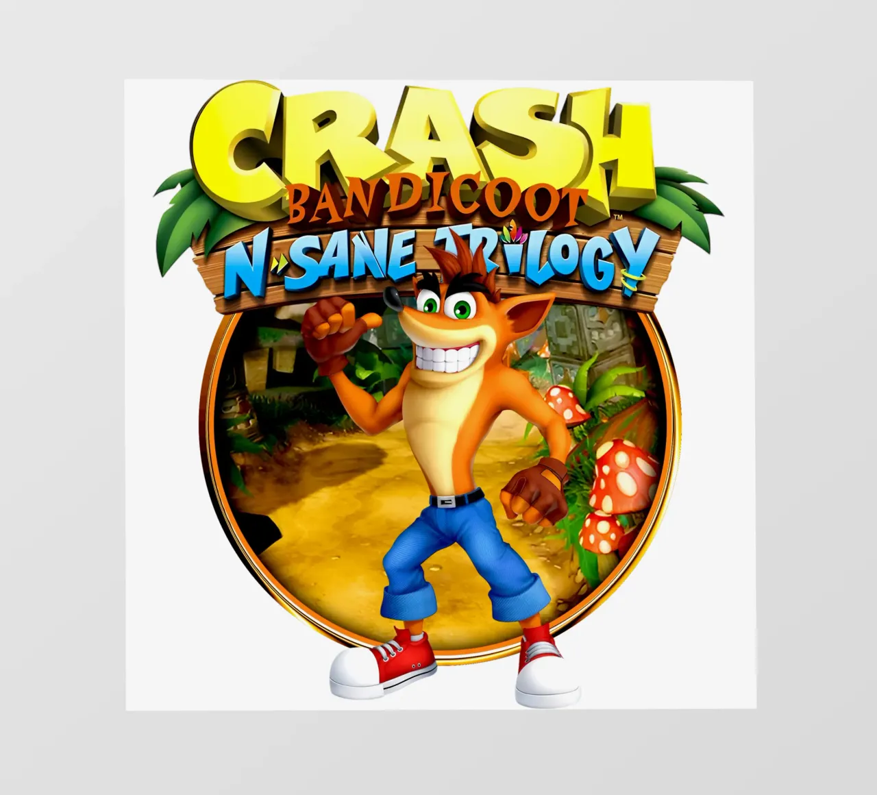 Crash bandicoot - Games Retro pellicola backlit da Deepness