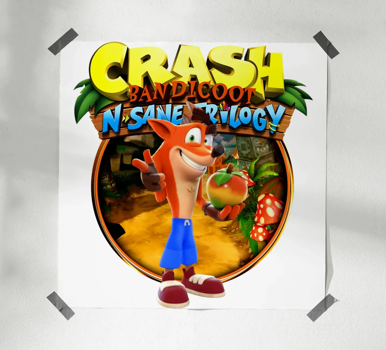 Crash Bandicoot - Vintage poster da Deepness