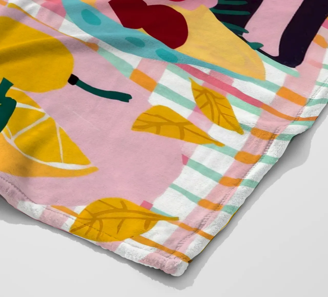 Breakfast Medley Stillness fleece blanket by Muse Artworks