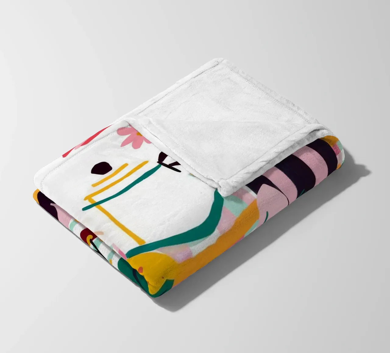Breakfast Medley Stillness fleece blanket by Muse Artworks