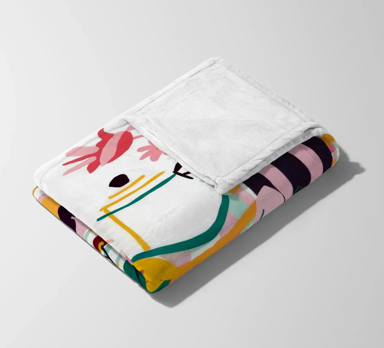 Breakfast Medley Stillness fleece blanket by Muse Artworks