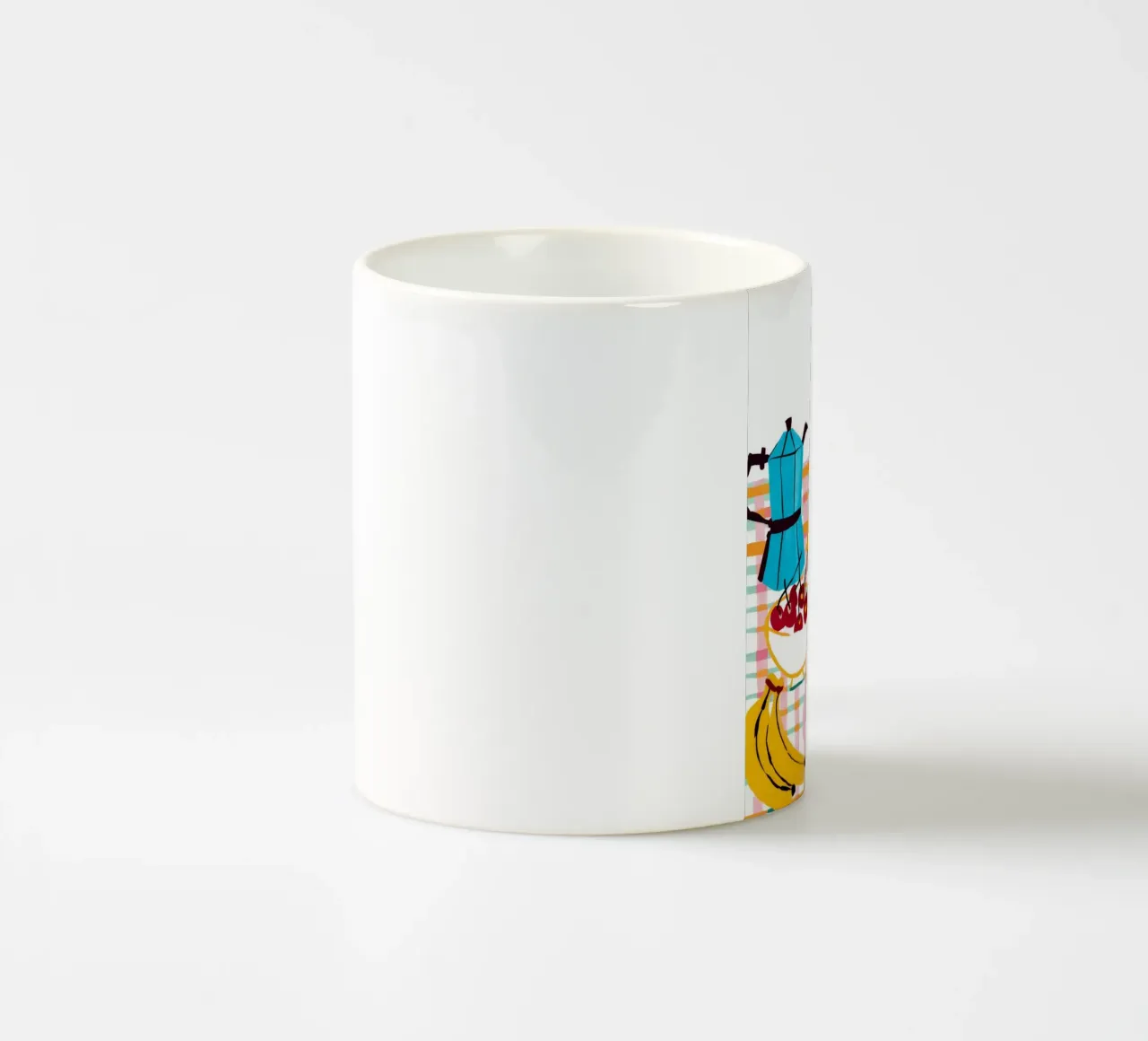 Breakfast Medley Stillness ceramic mug by Muse Artworks