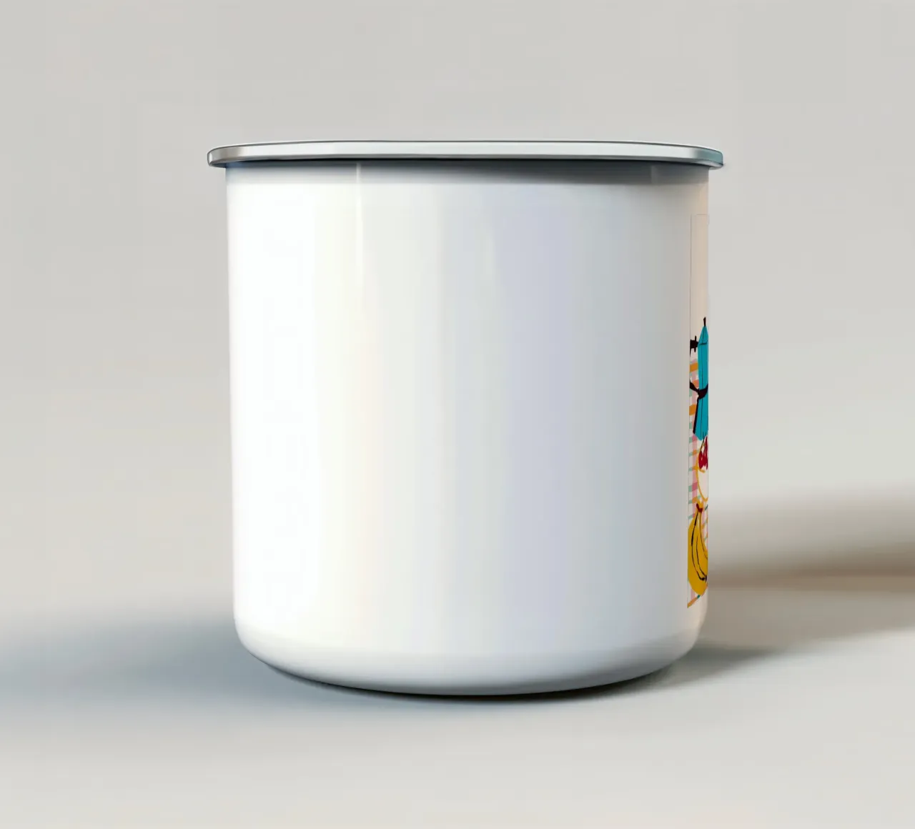 Medley per la colazione Stillness tazza in smalto da Muse Artworks
