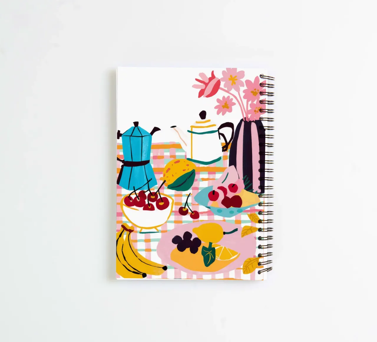 Breakfast Medley Stillness spiral notebook by Muse Artworks